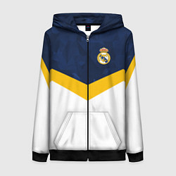 Толстовка на молнии женская Real Madrid FC: Sport, цвет: 3D-черный