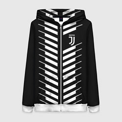 Толстовка на молнии женская FC Juventus: Creative, цвет: 3D-белый