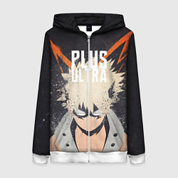 Женская толстовка на молнии Bacugou - My Hero Academia