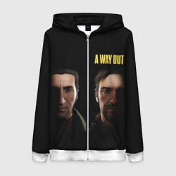 Женская толстовка на молнии Leo & Vincent