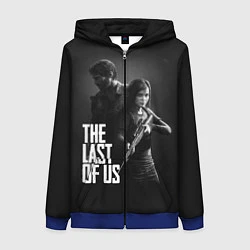 Толстовка на молнии женская The Last of Us: Black Style, цвет: 3D-синий
