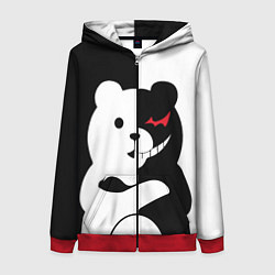 Толстовка на молнии женская Monokuma Drae, цвет: 3D-красный