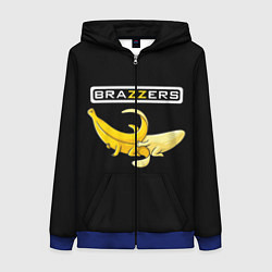 Толстовка на молнии женская Brazzers: Black Banana, цвет: 3D-синий