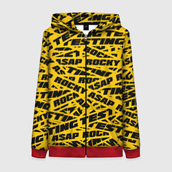 Толстовка на молнии женская ASAP Rocky: Light Style, цвет: 3D-красный