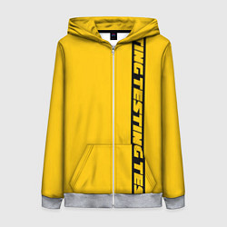 Толстовка на молнии женская ASAP Rocky: Yellow Testing, цвет: 3D-меланж