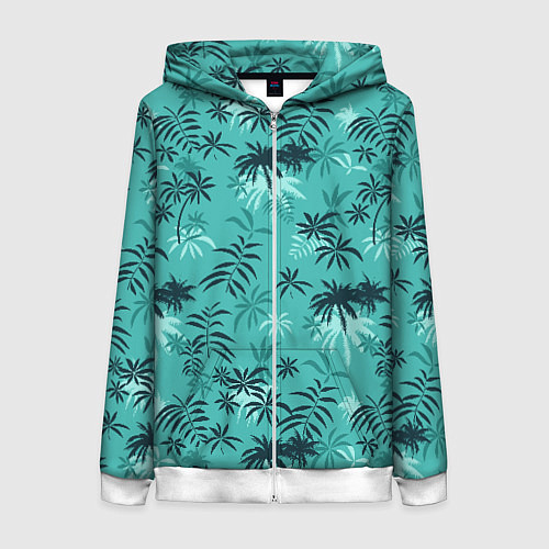 Женская толстовка на молнии Tommy Vercetti / 3D-Белый – фото 1