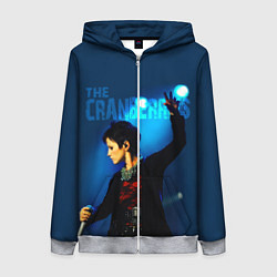 Толстовка на молнии женская The Cranberries, цвет: 3D-меланж