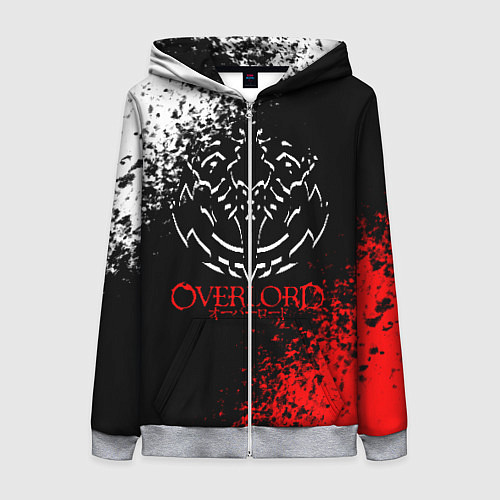 Женская толстовка на молнии Overlord / 3D-Меланж – фото 1