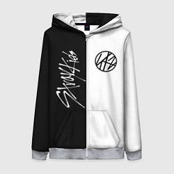 Толстовка на молнии женская Stray Kids, цвет: 3D-меланж