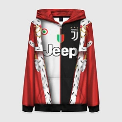 Толстовка на молнии женская King Juventus, цвет: 3D-черный