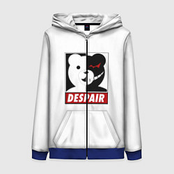 Женская толстовка на молнии Monokuma