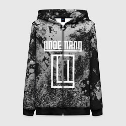 Толстовка на молнии женская LINDEMANN, цвет: 3D-черный