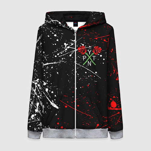 Женская толстовка на молнии Payton Moormeier: TikTok / 3D-Меланж – фото 1