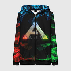 Толстовка на молнии женская Ark Survival Evolved, цвет: 3D-черный