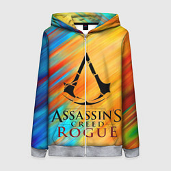 Толстовка на молнии женская Assassin's Creed: Rogue, цвет: 3D-меланж