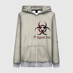 Женская толстовка на молнии Plague Inc