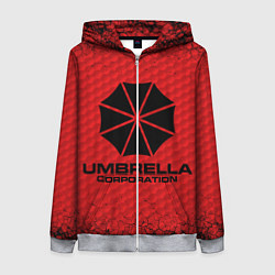 Женская толстовка на молнии Umbrella Corporation