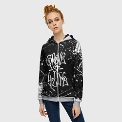 Толстовка на молнии женская GROVE STREET GTA, цвет: 3D-меланж — фото 2