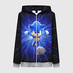 Толстовка на молнии женская SONIC, цвет: 3D-меланж