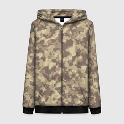 Женская толстовка на молнии Хаки