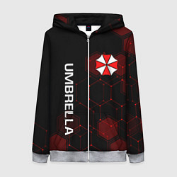 Женская толстовка на молнии UMBRELLA CORP