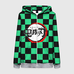 Женская толстовка на молнии KIMETSU NO YAIBA