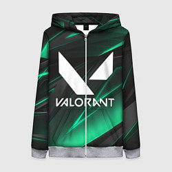 Толстовка на молнии женская VALORANT, цвет: 3D-меланж