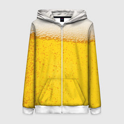 Женская толстовка на молнии Пиво