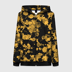 Толстовка на молнии женская Тай Дай, цвет: 3D-черный