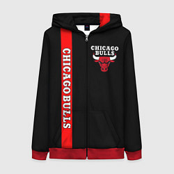 Женская толстовка на молнии CHICAGO BULLS