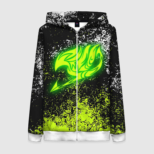 Женская толстовка на молнии FAIRY TAIL / 3D-Белый – фото 1