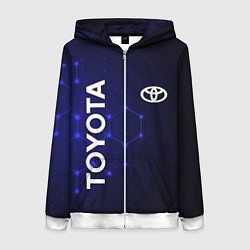 Женская толстовка на молнии TOYOTA