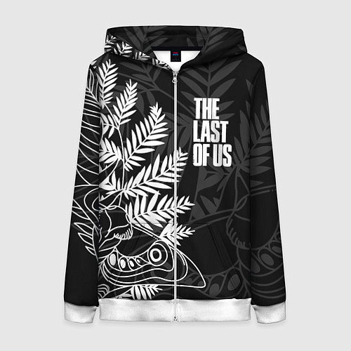 Женская толстовка на молнии THE LAST OF US 2 / 3D-Белый – фото 1