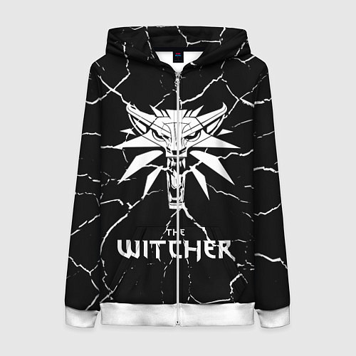 Женская толстовка на молнии The Witcher / 3D-Белый – фото 1
