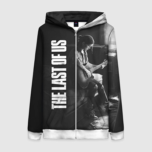 Женская толстовка на молнии The last of us part 2 ЭЛЛИ / 3D-Белый – фото 1