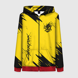 Женская толстовка на молнии CYBERPUNK 2077