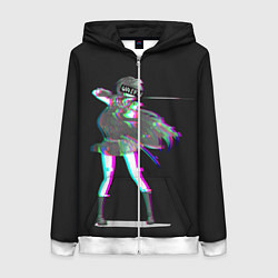 Толстовка на молнии женская Убийца Акаме, цвет: 3D-белый