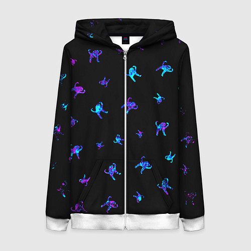 Женская толстовка на молнии ЪУЪ СЪУКА / 3D-Белый – фото 1