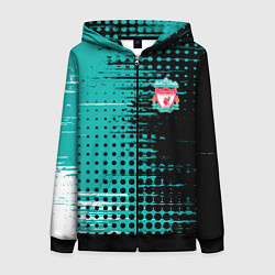 Женская толстовка на молнии Liverpool Ливерпуль