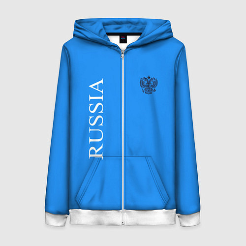 Женская толстовка на молнии RF FASHION / 3D-Белый – фото 1