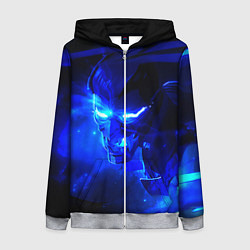 Толстовка на молнии женская Валорант, цвет: 3D-меланж