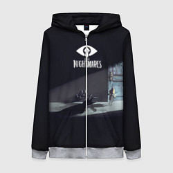 Женская толстовка на молнии Little Nightmares Руки