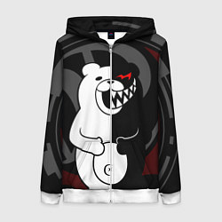 Женская толстовка на молнии MONOKUMA МОНОКУМА DANGANRO