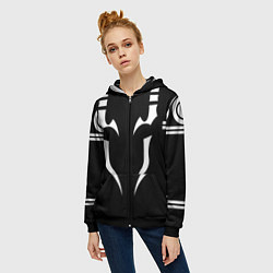 Толстовка на молнии женская ИТАДОРИ ТАТУ JUJUTSU KAISEN, цвет: 3D-черный — фото 2