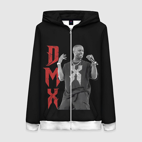 Женская толстовка на молнии DMX Earl Simmons / 3D-Белый – фото 1