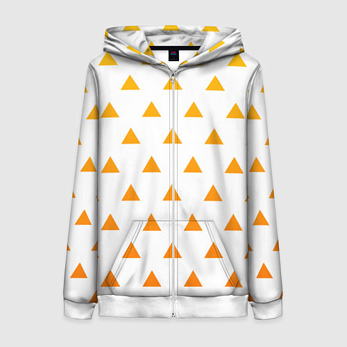 Женская толстовка на молнии КИМОНО ЗЕНИЦУ ZENITSU KIMONO KNY / 3D-Белый – фото 1