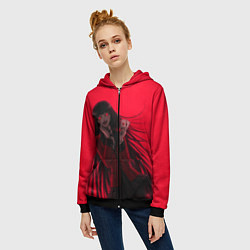Толстовка на молнии женская ЮМЭКО БЕЗУМНЫЙ АЗАРТ, цвет: 3D-черный — фото 2