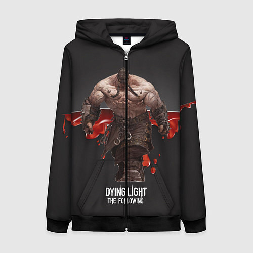 Женская толстовка на молнии Dying light Громила / 3D-Черный – фото 1