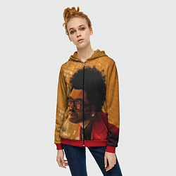 Толстовка на молнии женская After Hours - The Weeknd, цвет: 3D-красный — фото 2
