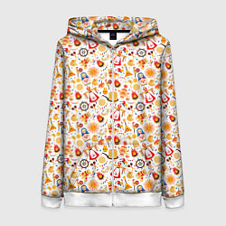 Женская толстовка на молнии Масленица